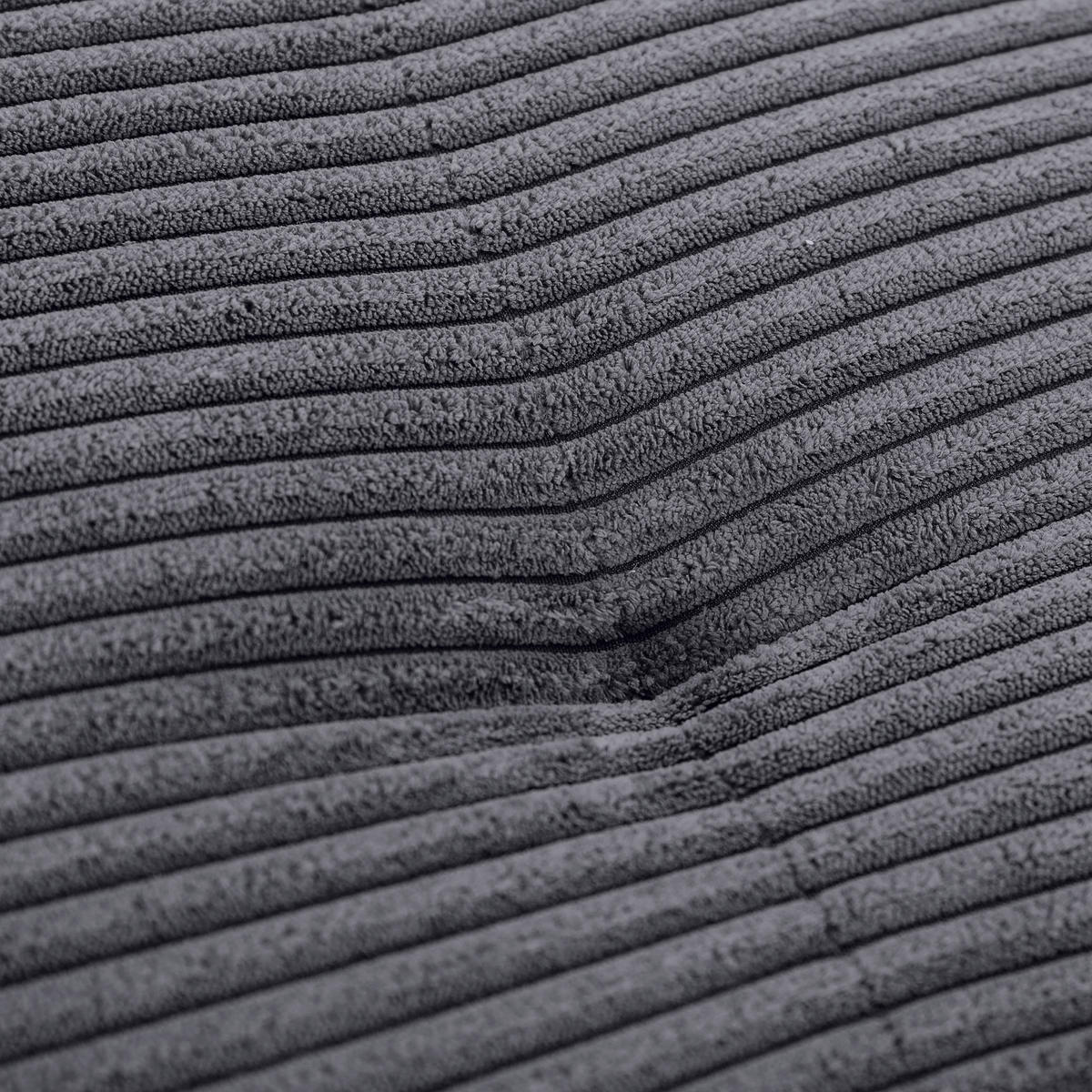 HOCKERBANK in Textil Dunkelgrau  - Eichefarben/Dunkelgrau, Konventionell, Holz/Textil (103/45/71cm) - Carryhome