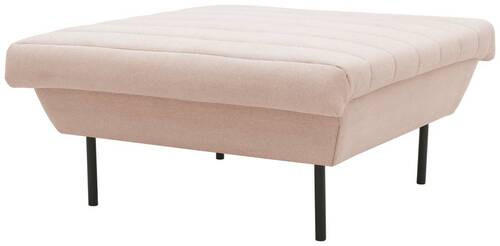 HOCKER in Textil Creme - Creme/Schwarz, Design, Textil/Metall (90/45/105cm) - LOOKS by W.Joop