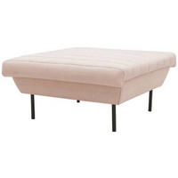 HOCKER Creme  - Creme/Schwarz, Design, Textil/Metall (90/45/105cm) - LOOKS by W.Joop