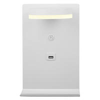 LED-WANDLEUCHTE Compact 15/10/23 cm   - Weiß, KONVENTIONELL, Metall (15/10/23cm)