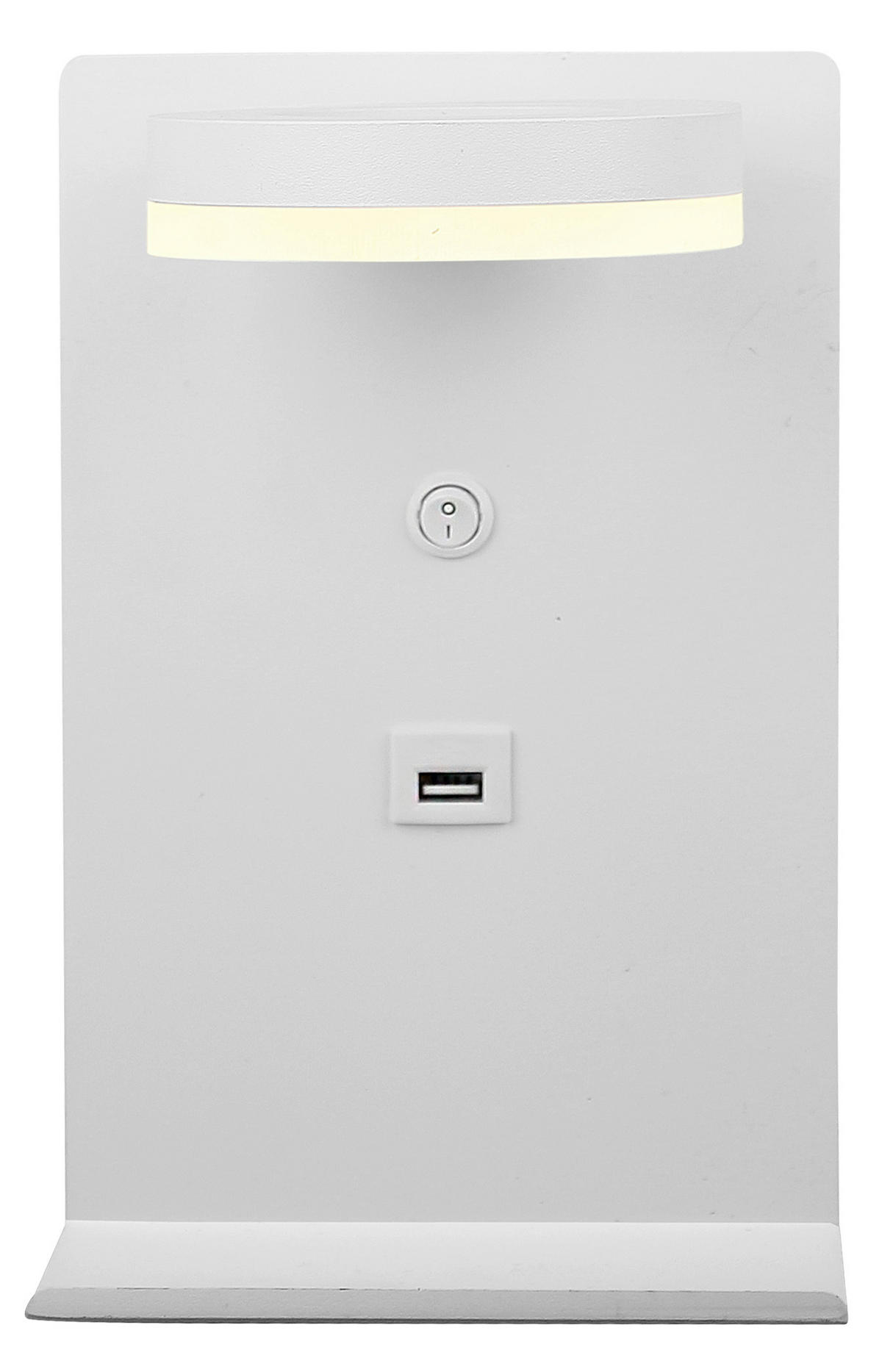 LED-WANDLEUCHTE Compact 15/10/23 cm   - Weiß, KONVENTIONELL, Metall (15/10/23cm)