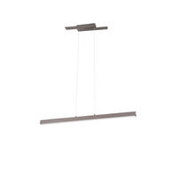 LED-HÄNGELEUCHTE 115,5/14,2/150 cm    - Nickelfarben, Design, Metall (115,5/14,2/150cm) - Trio Leuchten