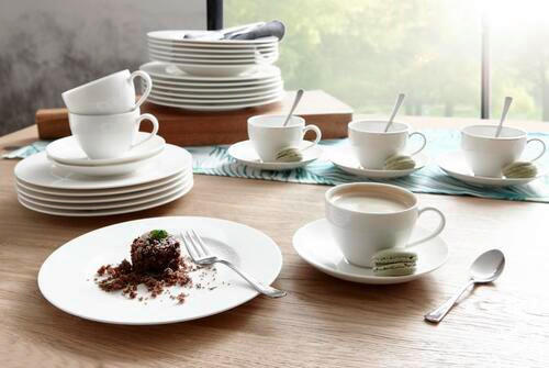 KOMBISERVICE Weiß 30-teilig Basic White  - Weiß, Basics, Keramik (39,4/39,4/33,8cm) - Villeroy & Boch