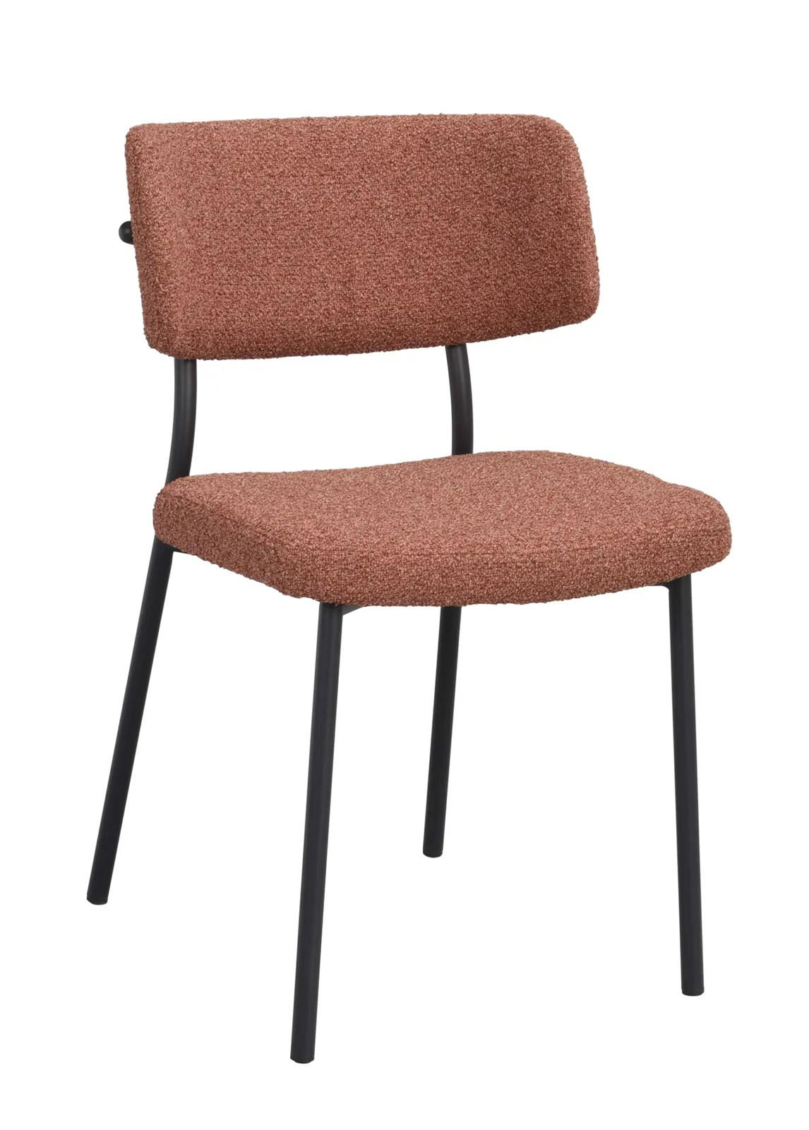 STOL     - svart/rostfärgad, Klassisk, metall/trä (52/82/56cm) - Rowico