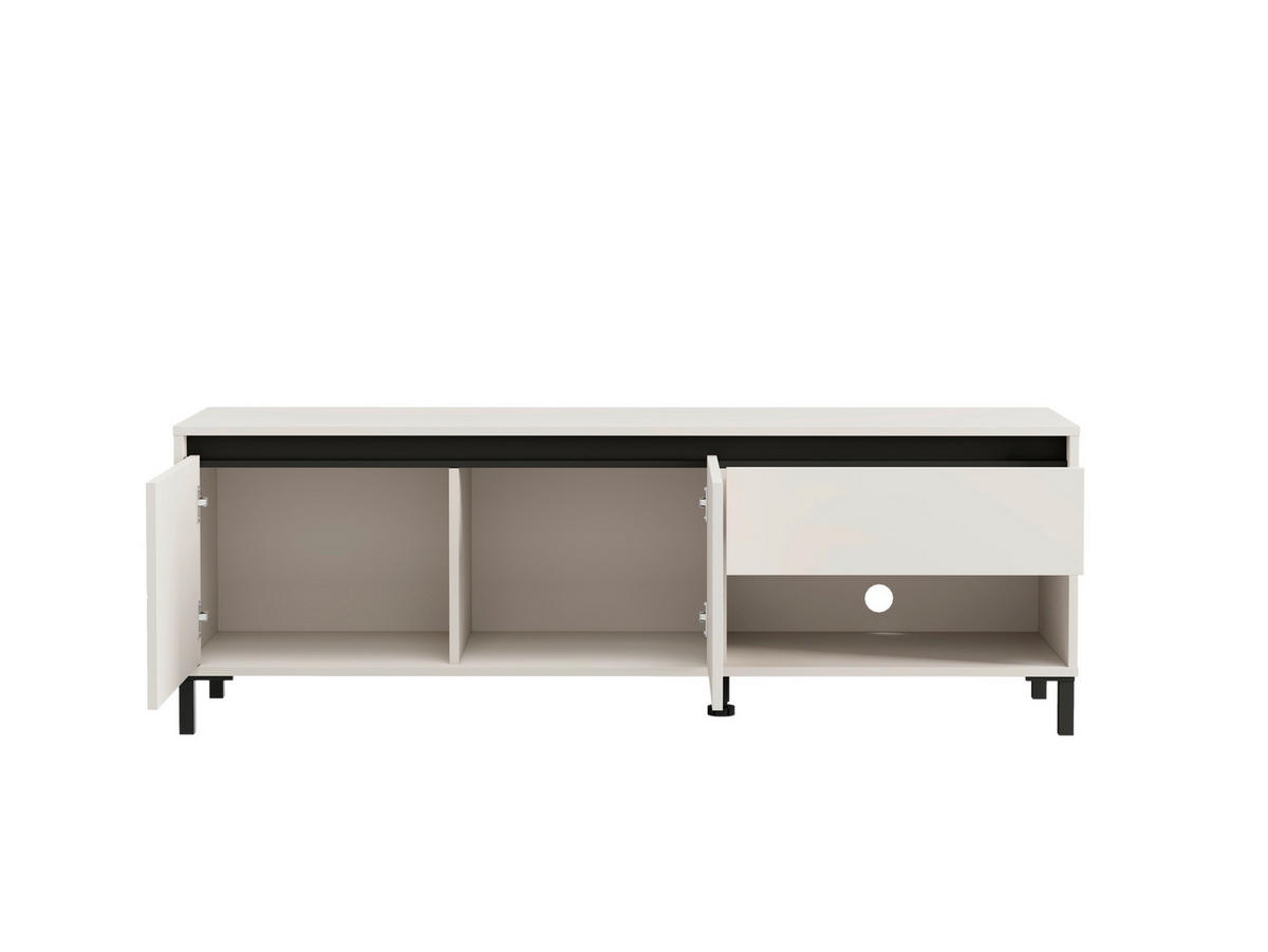 TV ELEMENT crna, kašmir   - kašmir/crna, Moderno, drvni materijal/plastika (150,5/40/52cm)