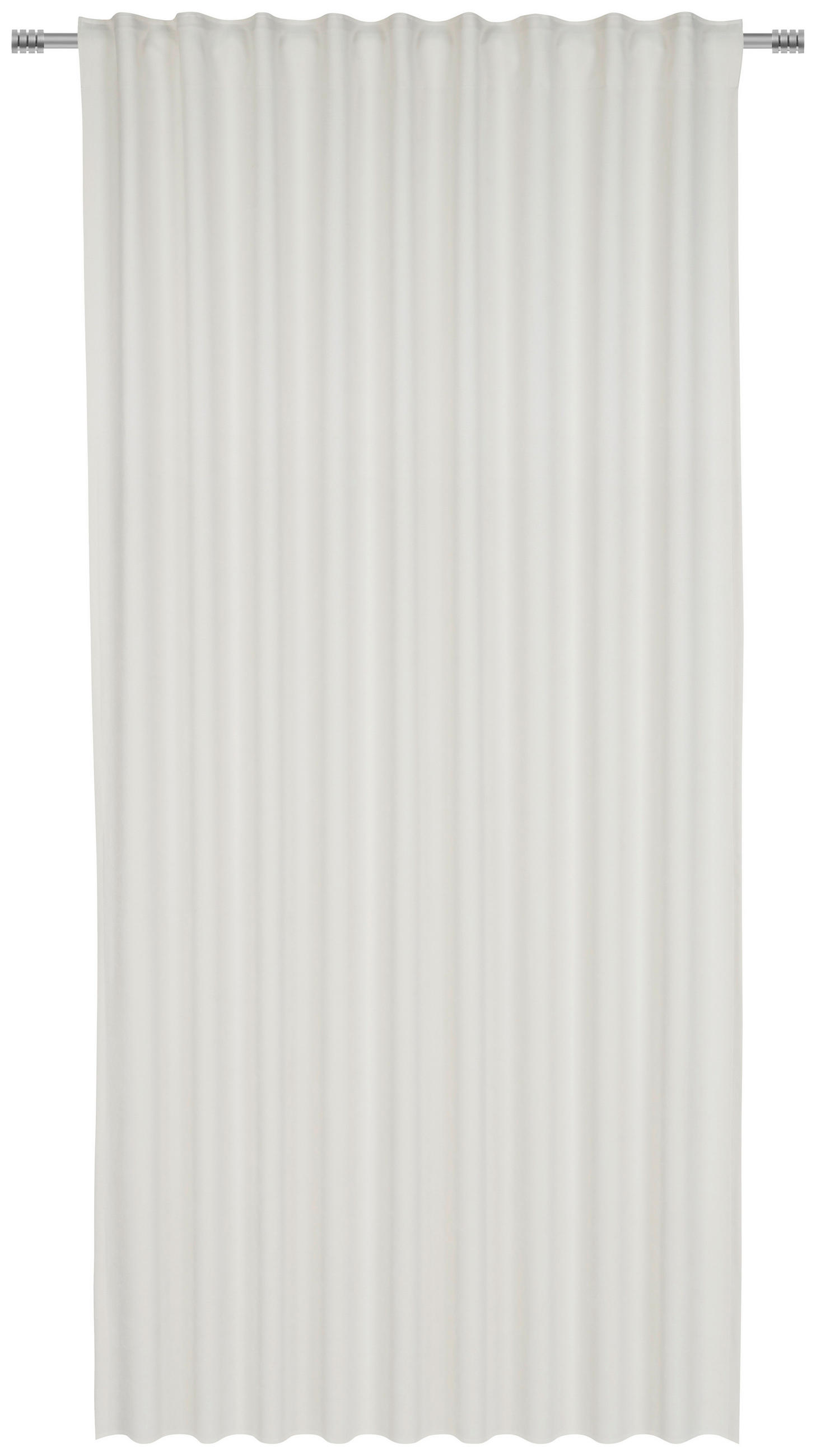 KONČANA ZAVESA  neprosojno   140/175 cm  - bela, Konvencionalno, tekstil (140/175cm) - Esposa