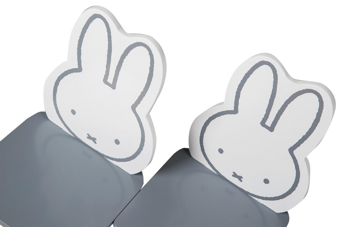 KINDERSITZGRUPPE MIFFY  - Dunkelgrau/Weiß, Basics, Holz/Holzwerkstoff - Roba