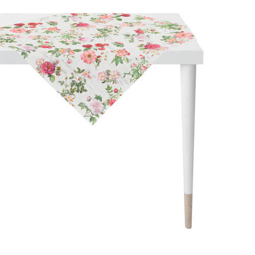 TISCHDECKE Summertime 88/88 cm  - Rot/Weiß, Basics, Textil (88/88cm) - Landscape