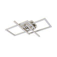 LED-DECKENLEUCHTE 50/43/7,6 cm   - Sandfarben/Chromfarben, Basics, Kunststoff/Metall (50/43/7,6cm) - Novel