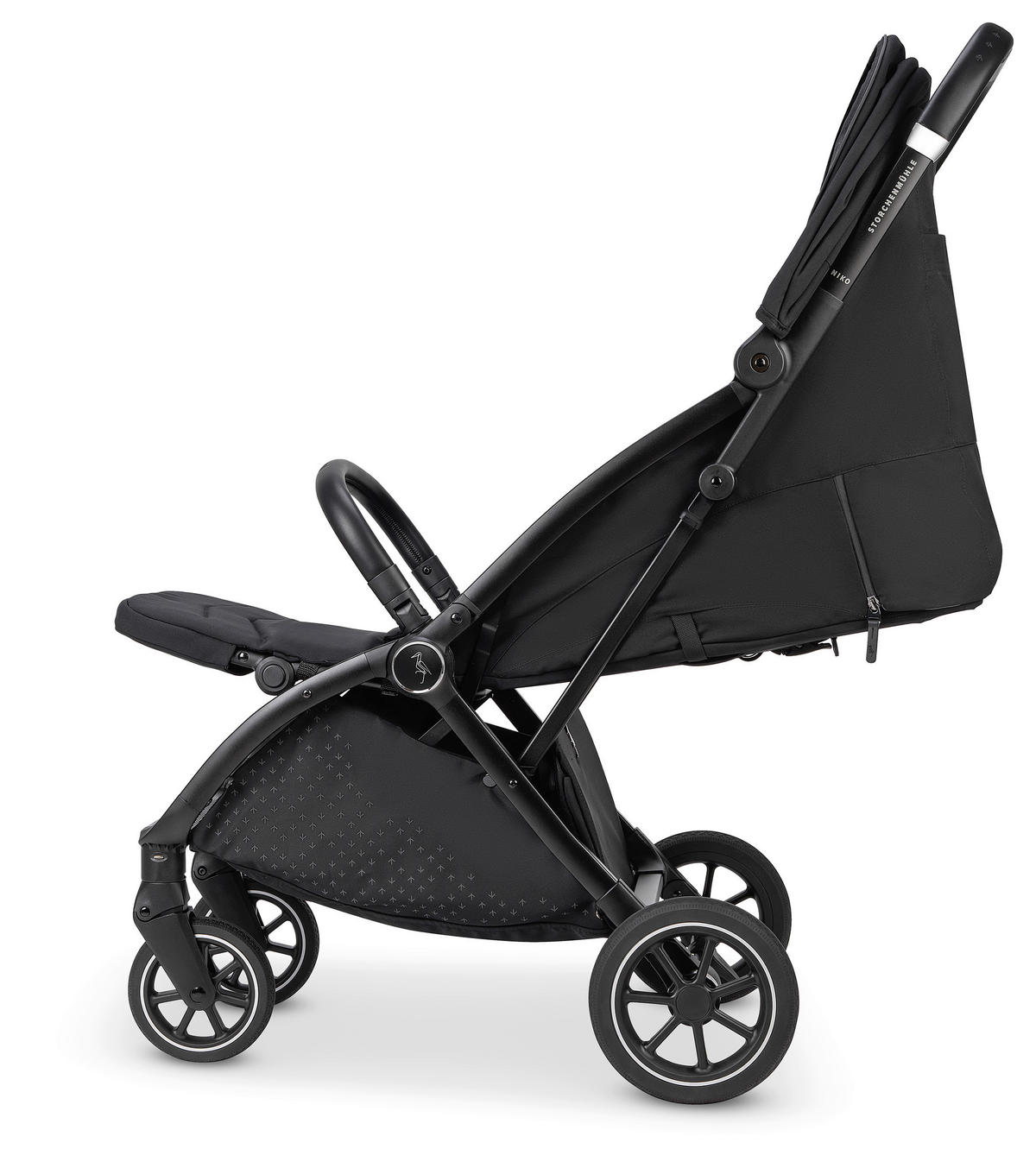BUGGY SPORTWAGEN NIKO - ONYX  - Schwarz, MODERN, Textil/Metall (88,5/51,5/106,5cm) - Osann