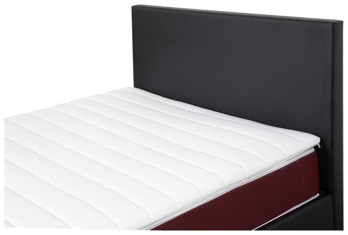 BOXBETT 140/200 cm  in Rot, Schwarz  - Rot/Schwarz, Konventionell, Holz/Holzwerkstoff (140/200cm) - Carryhome