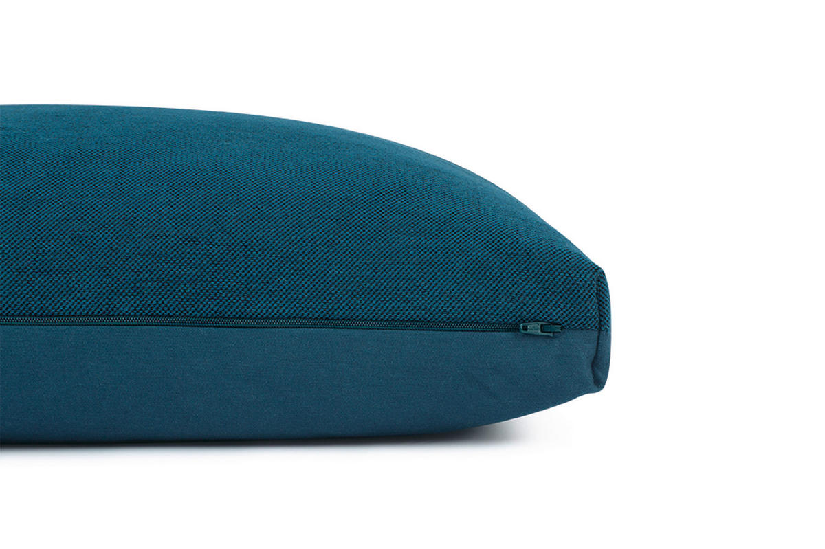 KISSENHÜLLE SW-Solo 38/58 cm  - Blau/Dunkelblau, Basics, Textil (38/58cm) - Schöner Wohnen