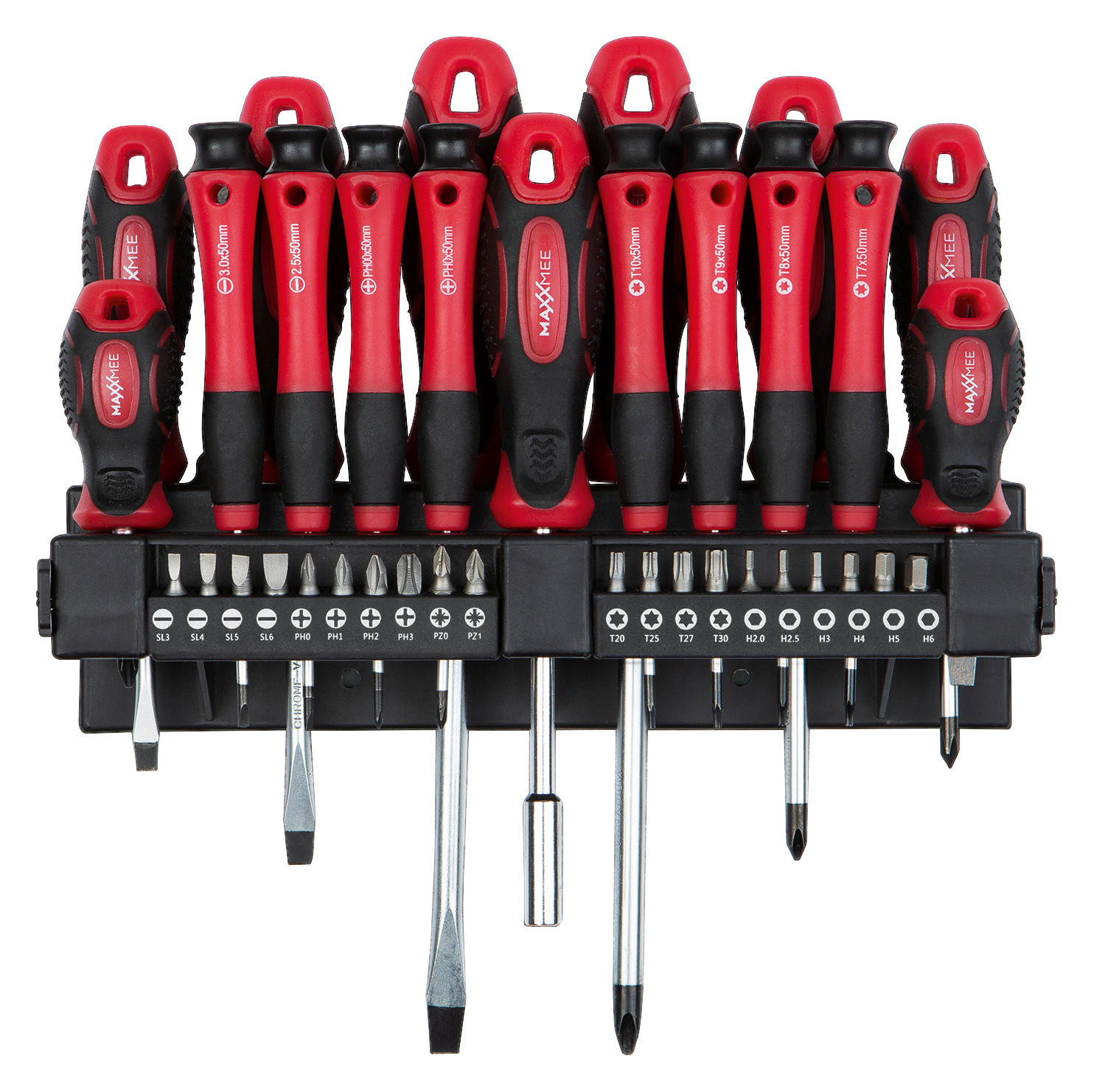 Schraubendreher-set Maxxmee 37-Tlg. Mit Wandhalterung