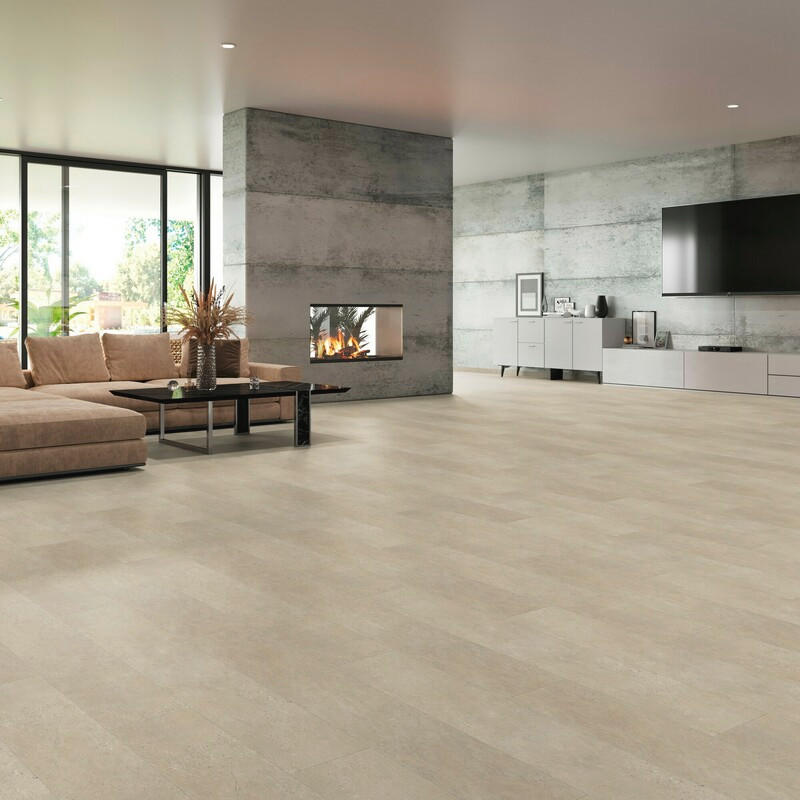 VINYLBODEN Eleganto Stein Sand 100006201  per  m² - Beige, Design, Holz (121/28,8/1,0cm) - Tilo