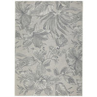 VENKOVNÍ KOBEREC, 123/180 cm modrá, barvy stříbra - modrá/barvy stříbra, Konvenční, plast (123/180cm) - Ambia Garden