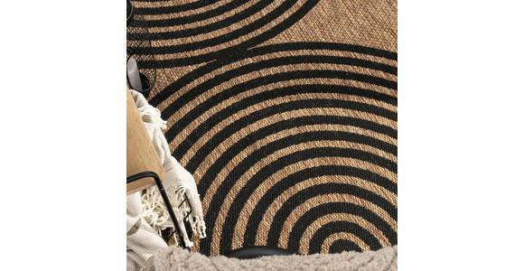 OUTDOORTEPPICH 120/160 cm Columbia Fashion Schwarz  - Schwarz, Basics, Textil (120/160cm) - Novel