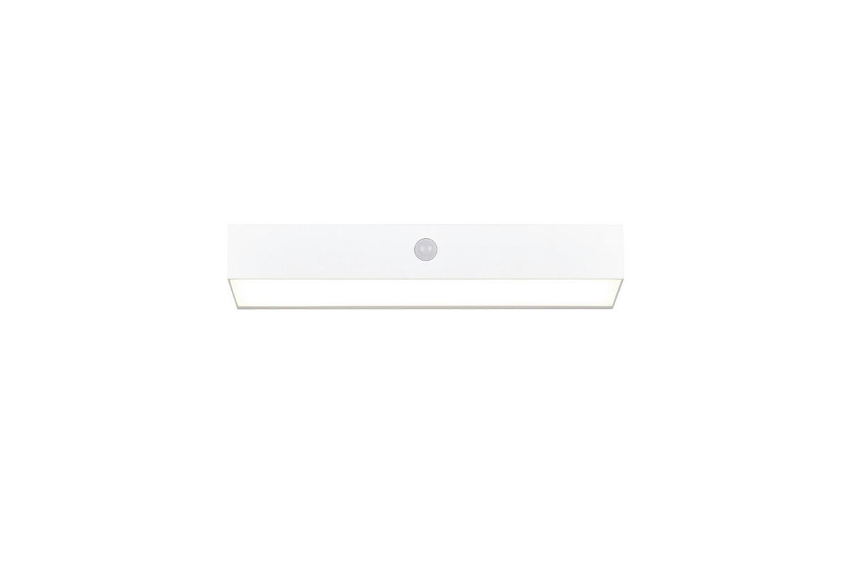 AUßENWANDLEUCHTE SILVES 30,3/6/9,4 cm   - Weiß, KONVENTIONELL, Kunststoff (30,3/6/9,4cm)