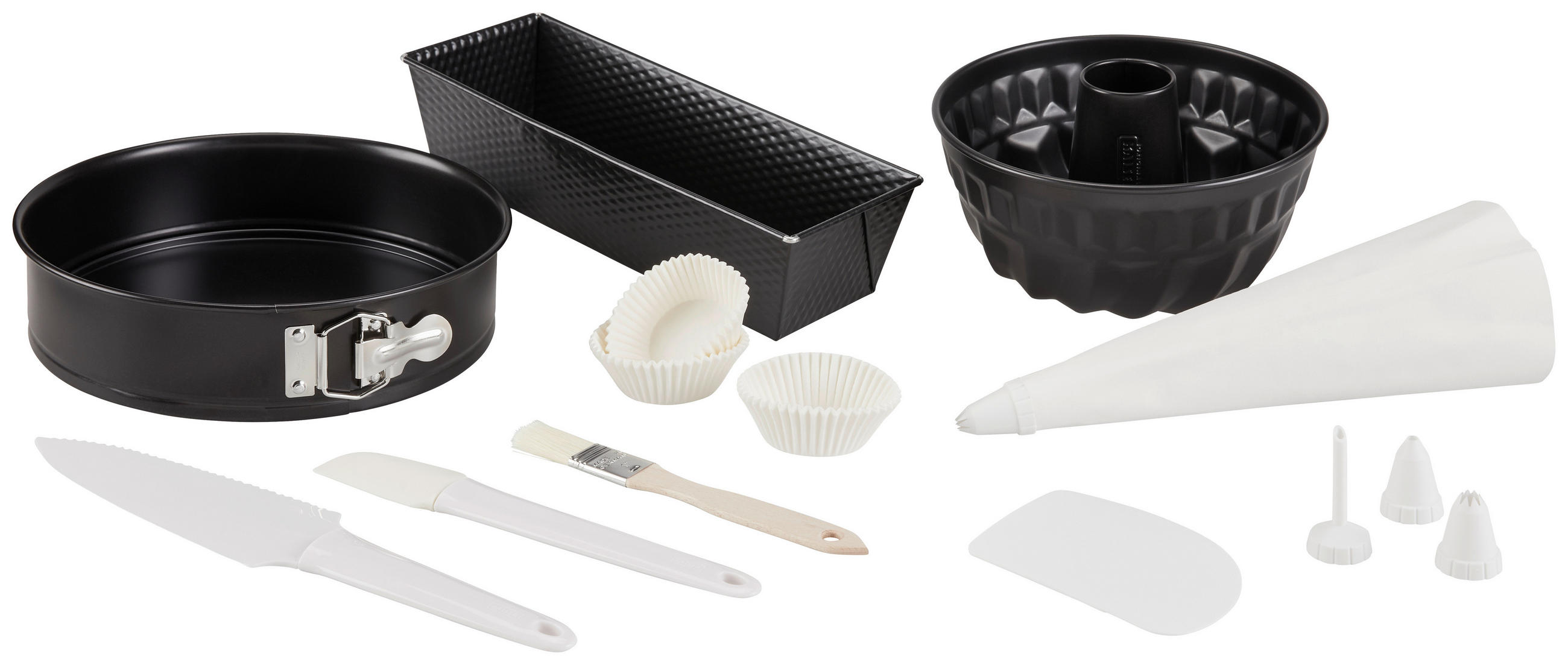 Backformenset Kaiser 10–tlg. Versch. Formen