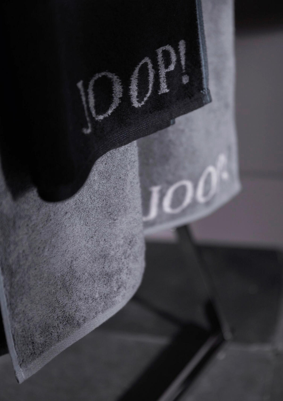 HANDTUCHSET JOOP! CLASSIC Schwarz 2-teilig  - Schwarz, Basics, Textil (50/100cm) - Joop! Living