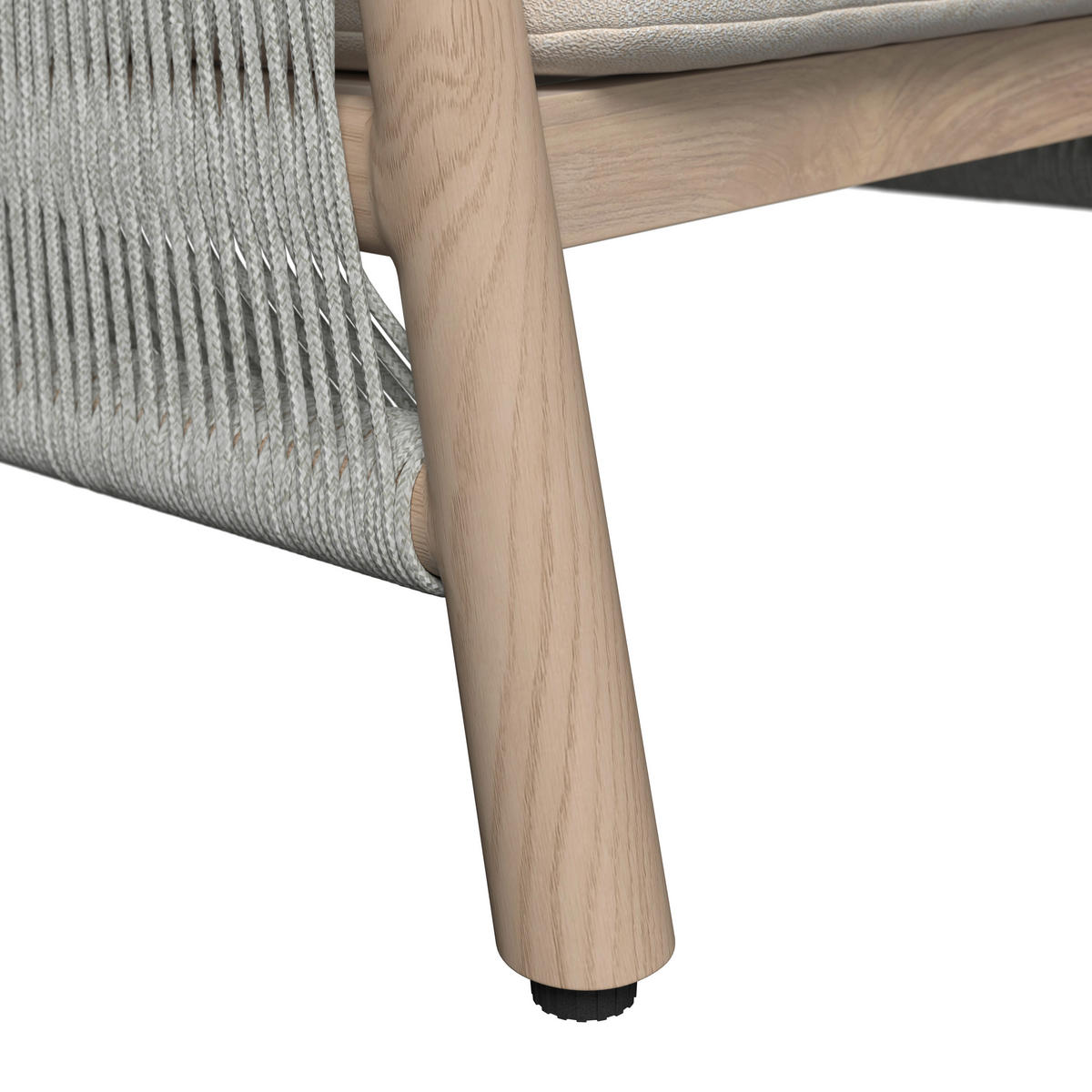 KERTI BÚTORSZETT 5 részes  - Pezsgő/fehér, Design, textil/fém - Amatio