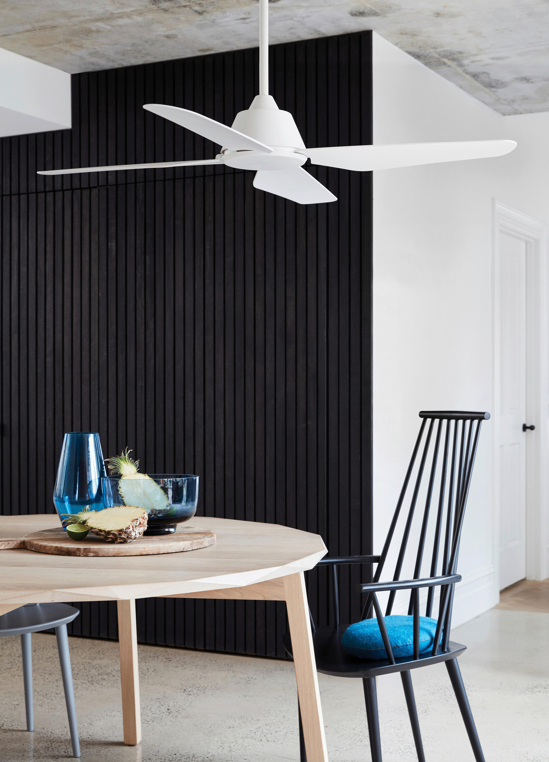 DECKENVENTILATOR LUCCI AIR ARIA 122/33 cm   - Weiß, Design, Kunststoff (122/33cm) - P & B