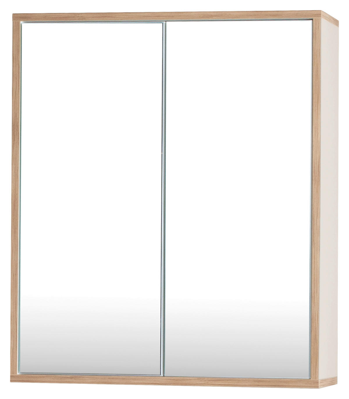 SPIEGELSCHRANK 60/70/15 cm  - Champagner/Eiche Artisan, MODERN, Glas/Holzwerkstoff (60/70/15cm) - MID.YOU