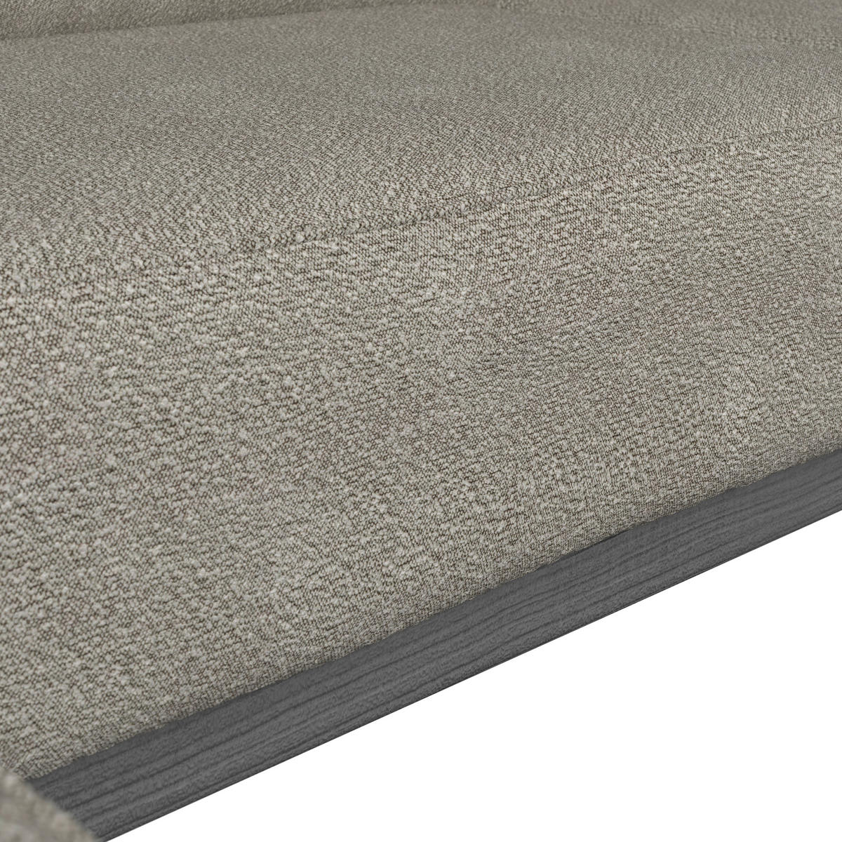 LOUNGEGARNITUR 308/264 cm Esche massiv  - Taupe/Anthrazit, ROMANTIK / LANDHAUS, Holz/Textil (308/264cm) - Dieter Knoll