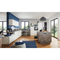 EINBAUKÜCHE   - Weiß, Design, Holzwerkstoff - Dieter Knoll