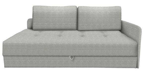 LIEGE in Velours Kaschmir - Kaschmir/Schwarz, KONVENTIONELL, Kunststoff/Textil (205/80/95cm) - Xora