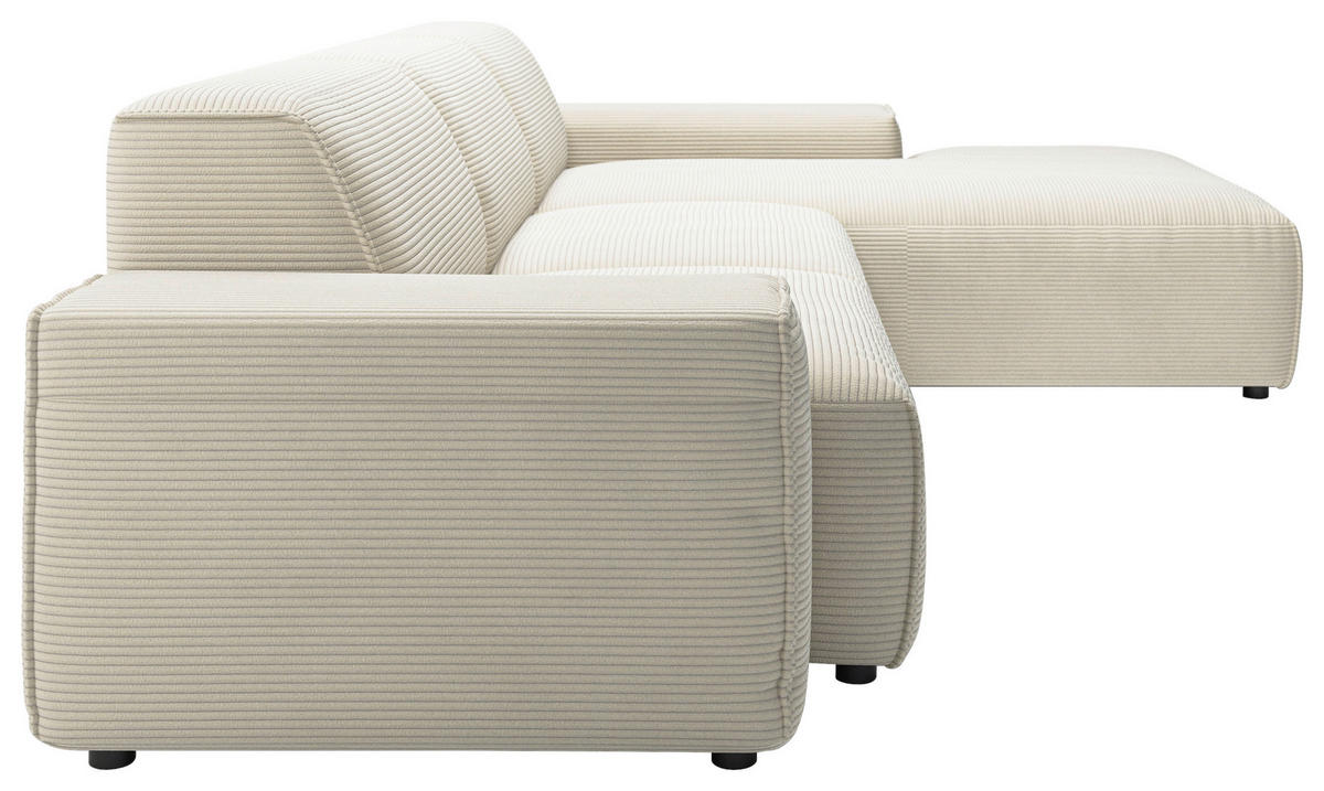 ROHOVÁ SEDAČKA, textil, přírodní barvy - černá/přírodní barvy, Design, textil/plast (300/189cm) - Livetastic