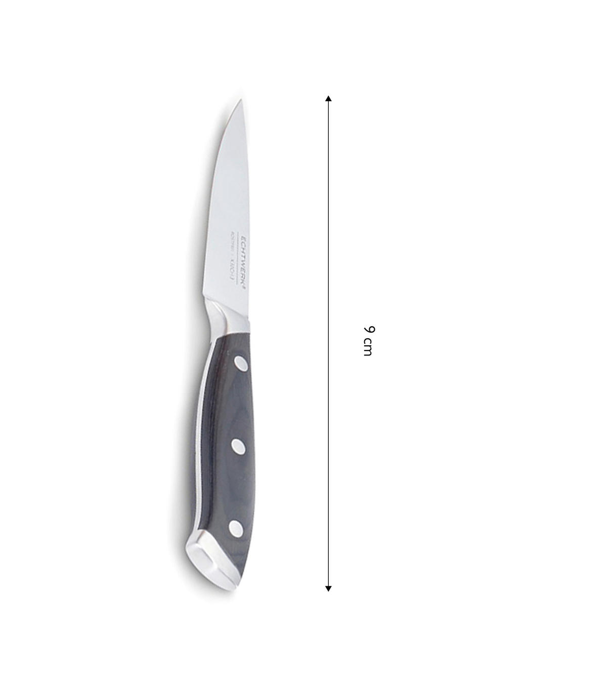 KÉSKÉSZLET 6 részes  - nemesacélszínű/barna, Basics, fém (24,5/9,5/36,4cm) - Echtwerk