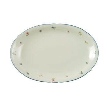 SERVÍROVACIA TÁCKA, keramika, 31/21 cm - krémová, Basics, keramika (31/21cm) - Seltmann Weiden
