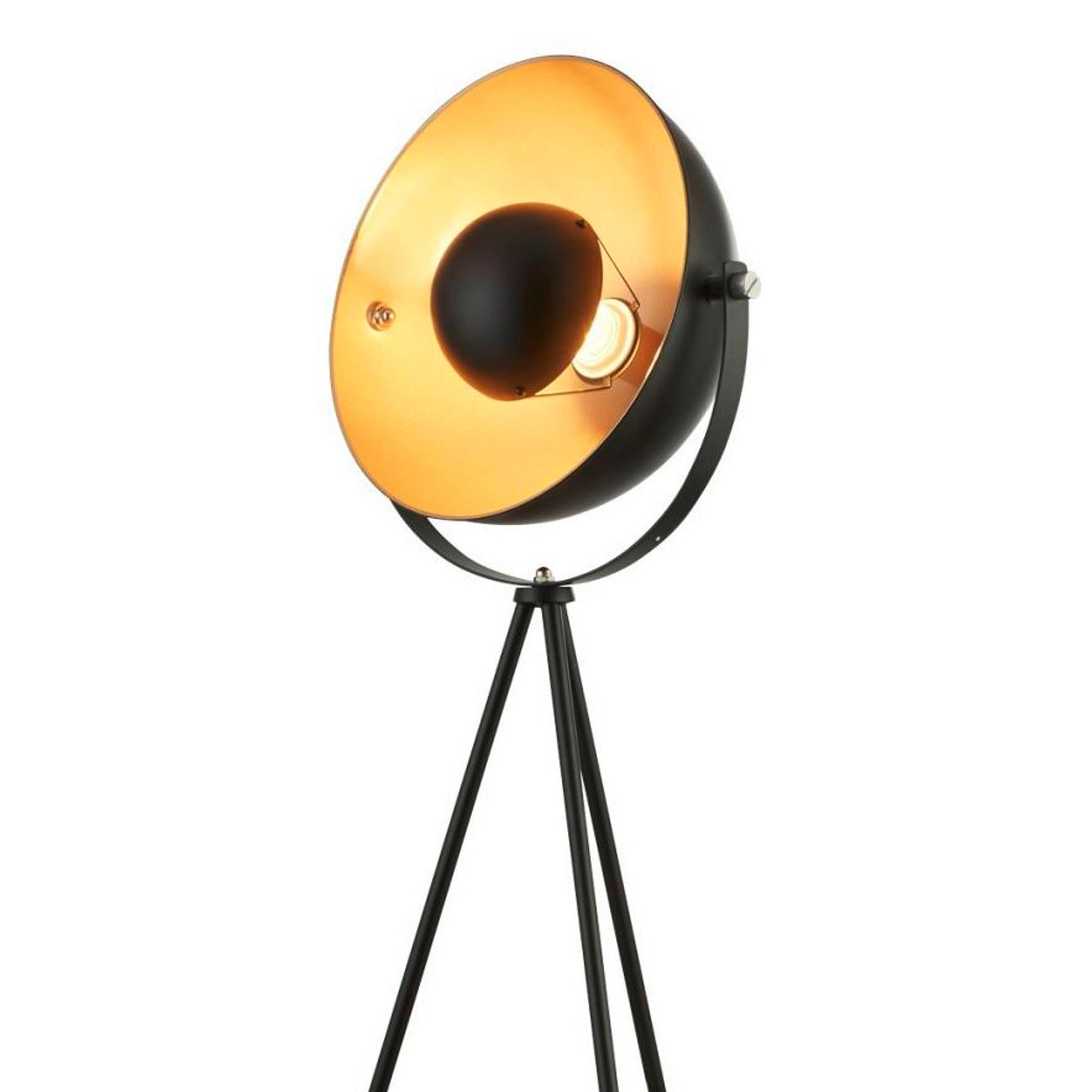LAMPADAR - auriu/negru, Basics, metal (54/62/144cm)