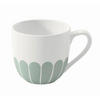 ESPRESSOTASSE Fleur Vert 70 ml  - Salbeigrün/Weiß, MODERN, Keramik (8,5/6cm) - Villeroy & Boch