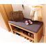 GARDEROBENBANK Kernbuche teilmassiv Buchefarben, Grau - Buchefarben/Grau, KONVENTIONELL, Holz/Holzwerkstoff (90/40/38cm) - NOVEL