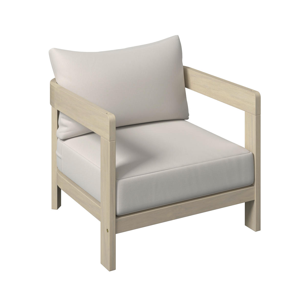 LOUNGEGARNITUR   146/62/70 cm Akazie massiv  - Akaziefarben, MODERN, Holz/Kunststoff (146/62/70cm) - Ambia Garden