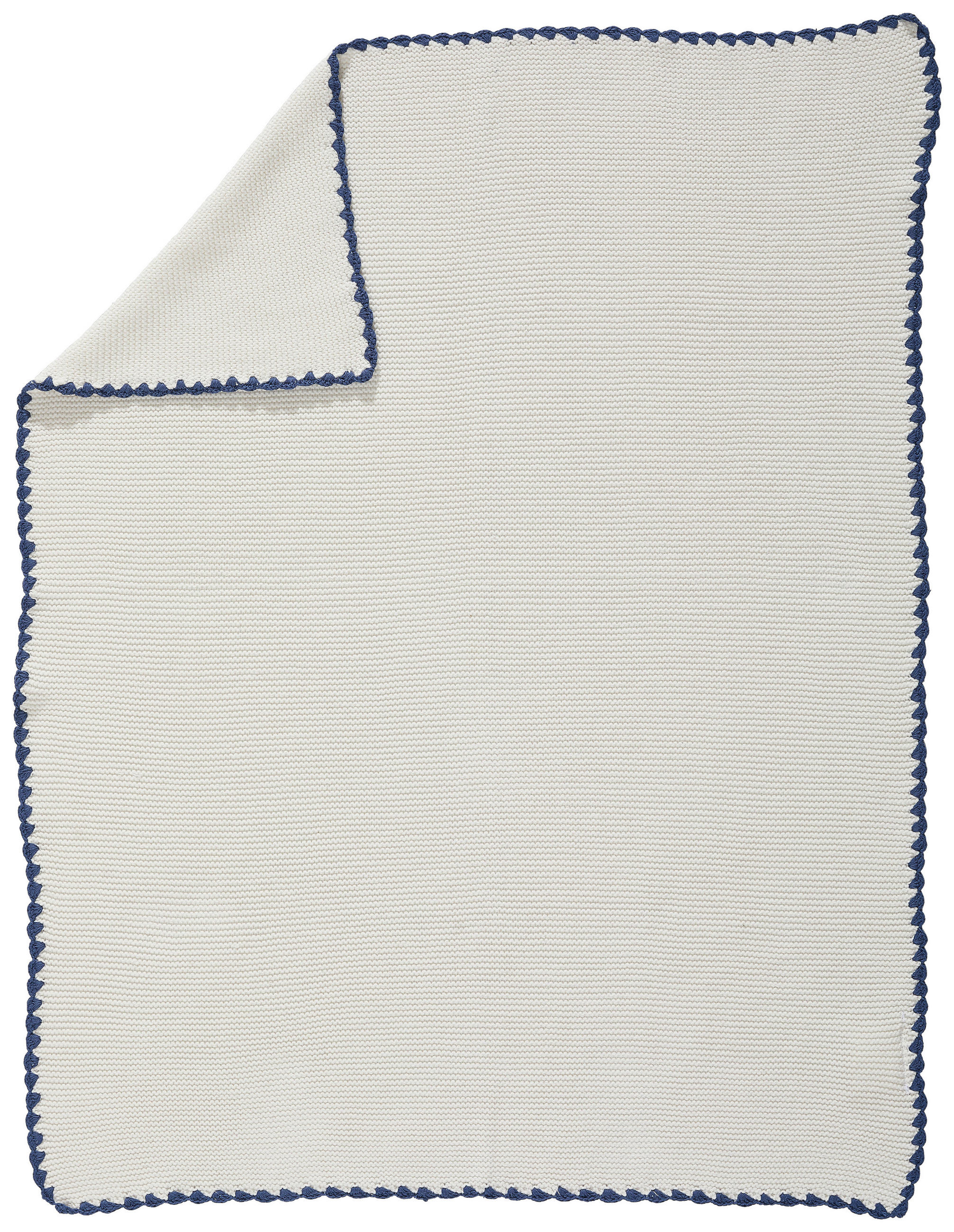 SCHMUSEDECKE  70/90 cm  - Blau/Weiß, Trend, Textil (70/90cm) - My Baby Lou