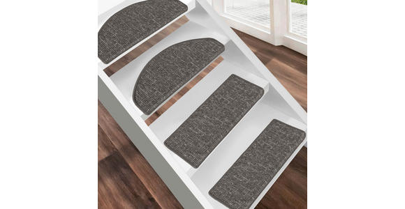 STUFENMATTE in Anthrazit - Anthrazit, Basics, Textil (65/23.5cm) - Esposa