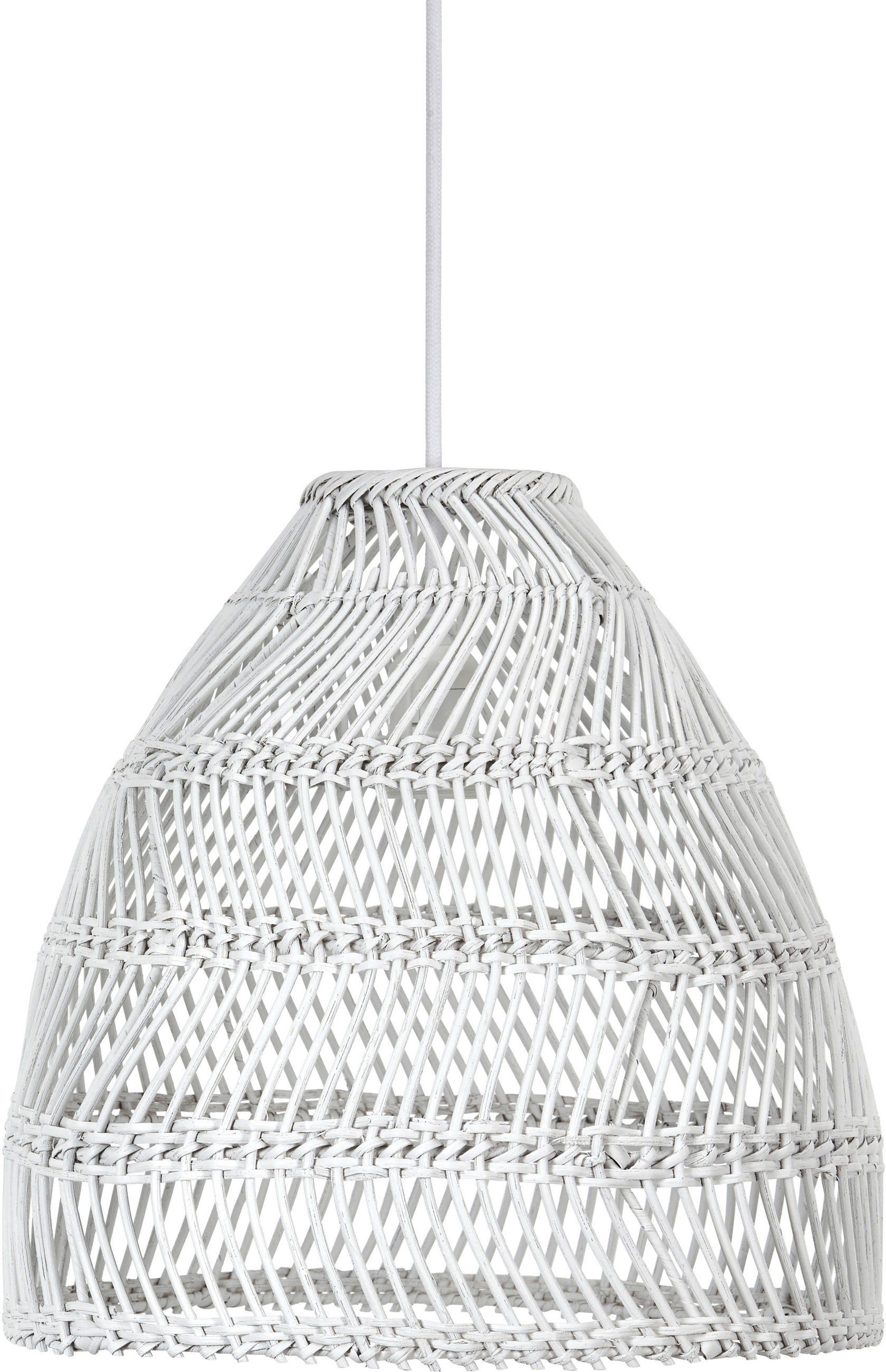 HÄNGELEUCHTE PR Home Maja 53/59,5/53 cm   - Weiß, Basics, Naturmaterialien (53/59,5/53cm)