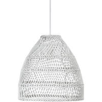 ZÁVESNÉ SVIETIDLO,  53/59,5/53 cm - biela, Basics, prírodné materiály (53/59,5/53cm)
