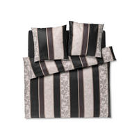 BETTWÄSCHE 3-teilig JOOP! PAISLEY STRIPES Jersey 200/200 cm  - Schwarz, Basics, Textil (200/200cm) - Joop!