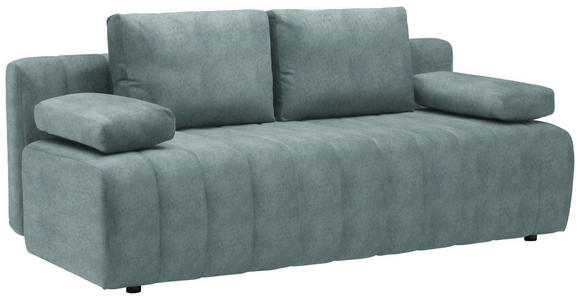 SCHLAFSOFA  in Flachgewebe Türkis  - Türkis/Schwarz, MODERN, Kunststoff/Textil (194/78-87/92cm) - Xora