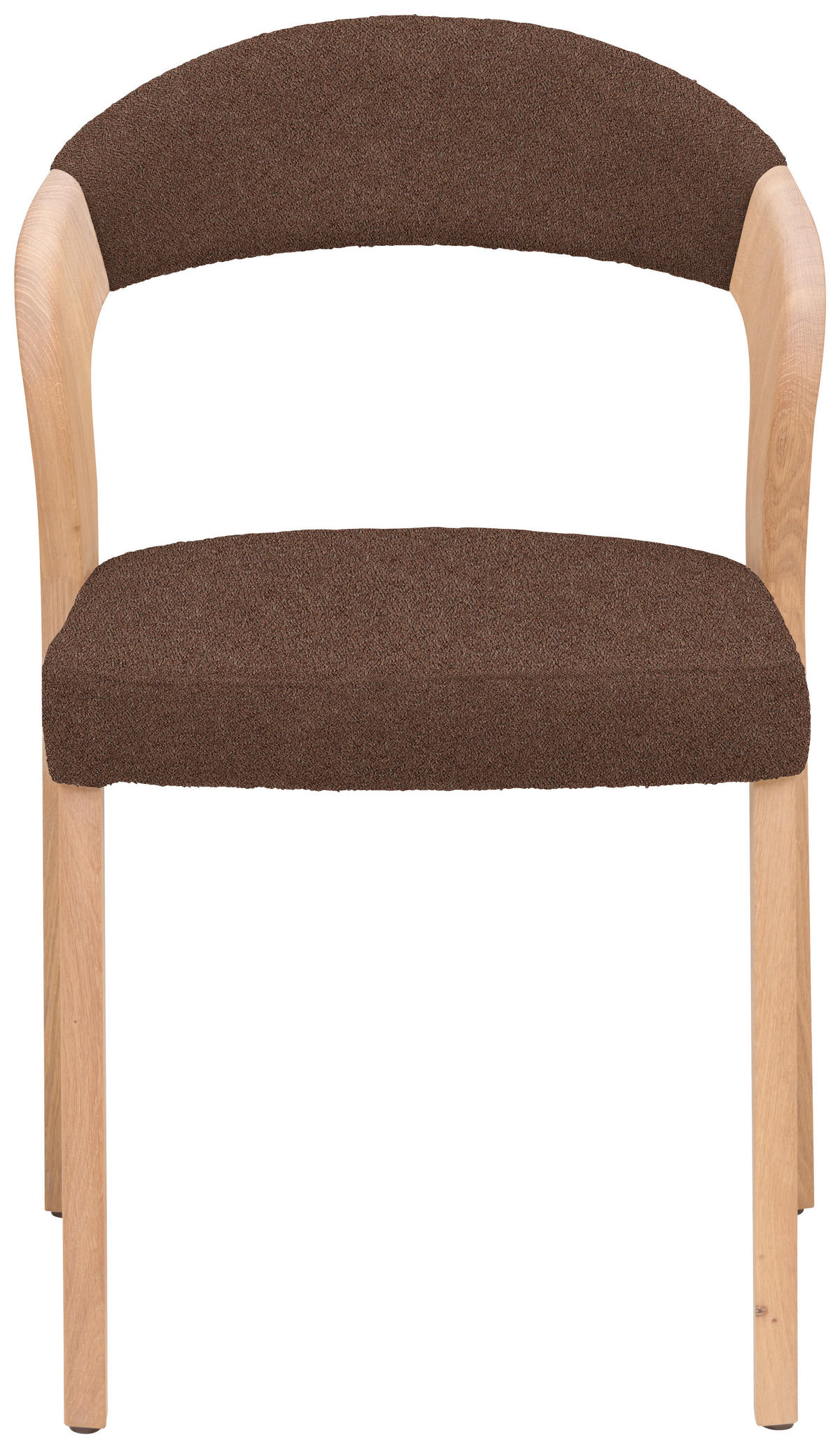 STUHL in Holz, Textil Kupferfarben, Wildeiche  - Wildeiche/Kupferfarben, Natur, Holz/Textil (55/79,5/55cm) - Voglauer