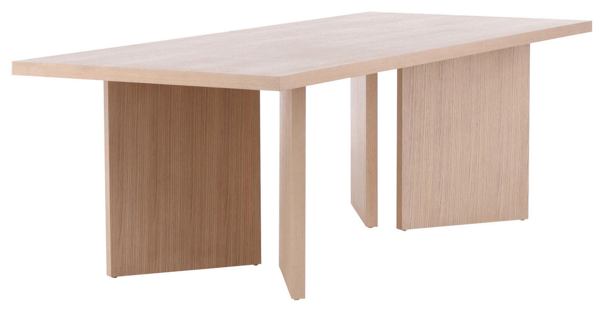 MATBORD i trä, trämaterial 240/100/74 cm   - beige, Design, trämaterial/trä (240/100/74cm) - Livetastic