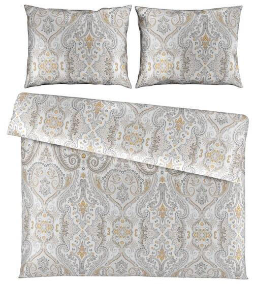 BETTWÄSCHESET Satin 200/210 cm  65 cm/100 cm  - Grau, Konventionell, Textil (200/210cm) - Esposa