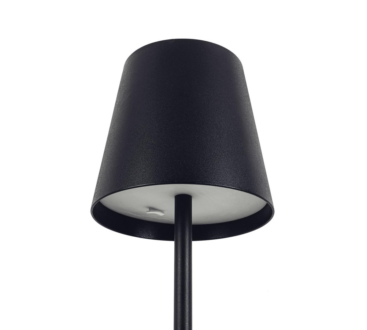 AKKU-STEHLEUCHTE 22/130 cm    - Schwarz, KONVENTIONELL, Kunststoff/Metall (22/130cm) - Novel
