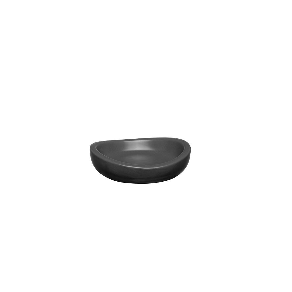 KERZENHALTER - Anthrazit, KONVENTIONELL, Keramik (10/2,8cm) - Blomus