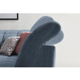 ECKSOFA  in Webstoff Blau  302/216 cm  - Blau/Schwarz, Design, Holz/Textil (302/216cm) - Xora