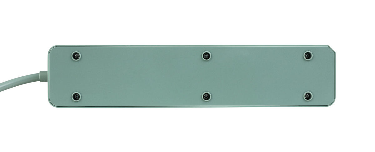 STECKDOSENLEISTE - Mintgrün, Basics, Kunststoff/Metall (24/5,5/4cm) - Mican