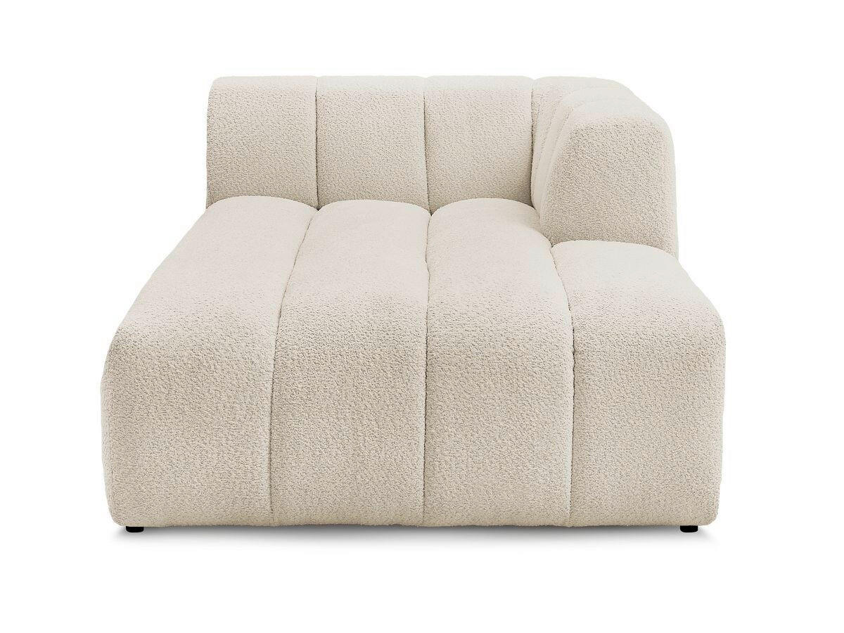 SOFAELEMENT ANNECY Bouclé Beige  - Beige/Schwarz, MODERN, Kunststoff/Textil (120/72/170cm)